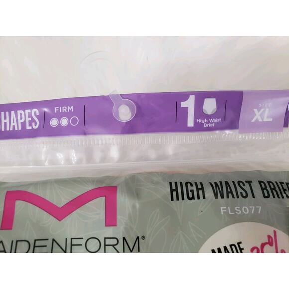 NEW Maidenform Women's XL BEIGE High Waist Brief Flexees Feel Good Fashion - Picture 2 of 5